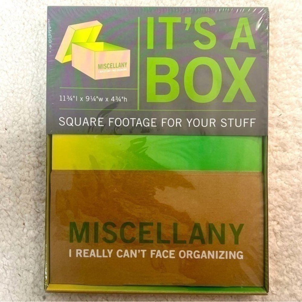 Knock Knock "Miscellany" It's A Box Storage